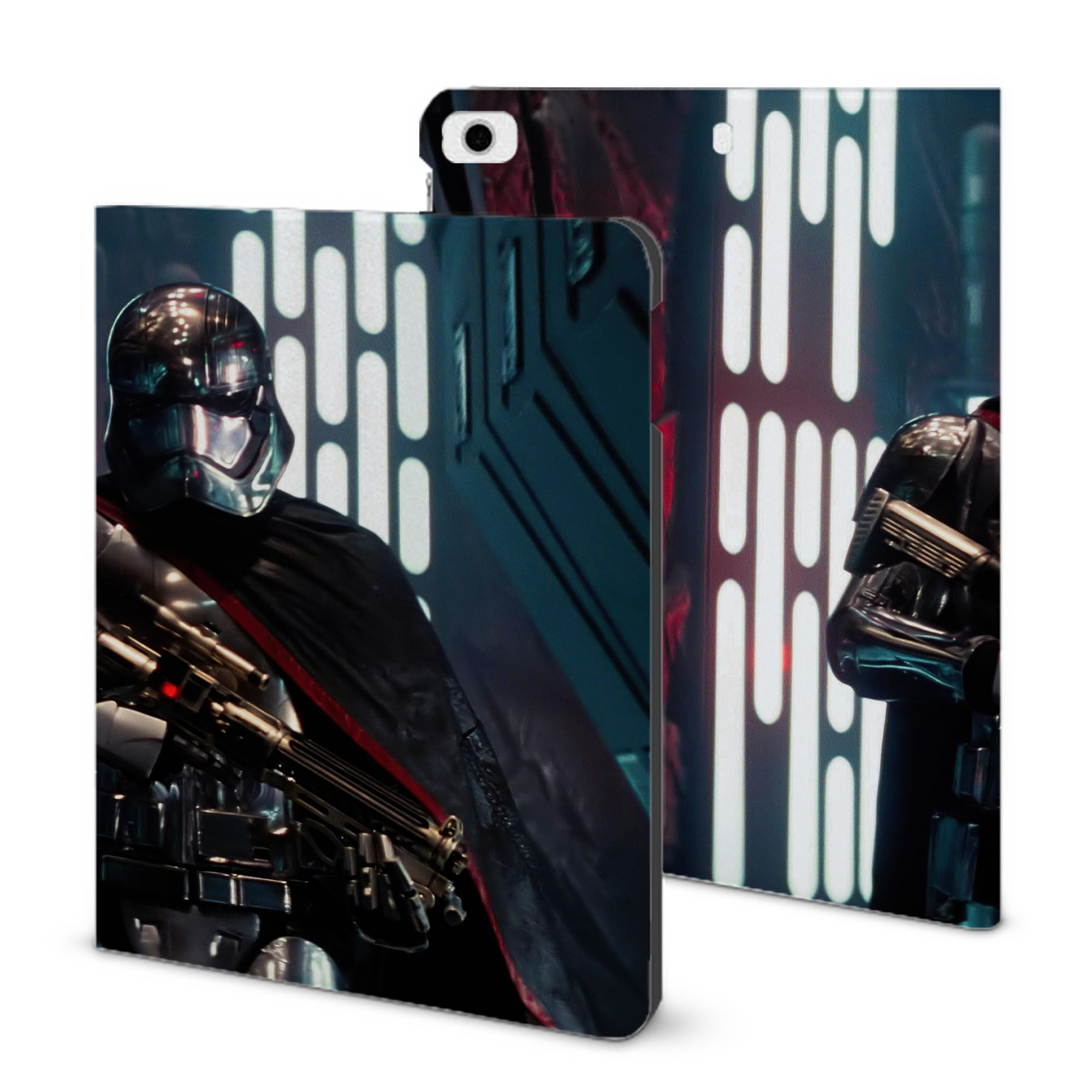 （画像用） スター・ウォーズ Star Wars IPad ケース ブック型 PUレザー TPU 耐衝撃 軽量 薄型 ペン収納なし 全面保護 IPad 各モデル対応